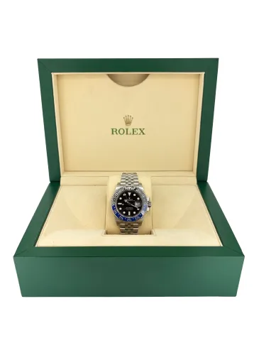 Rolex 40mm GMT Master 2 Batgirl - Year 2020 - Stainless Steel Model: 126710BLNR