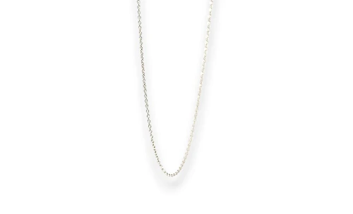 Solid Platinum 1.3mm Belcher Chain - 18 Inch 3.36g