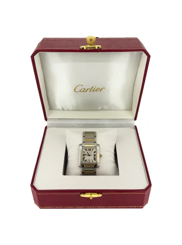 Cartier Tank Francaise Automatic- 18ct Gold & Stainless Steel (2001 Box & Papers) Model: 2302