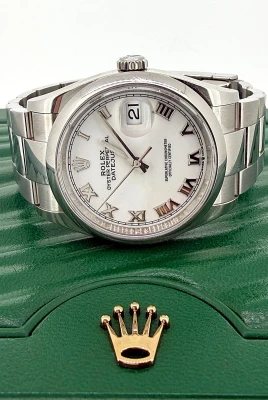 Rolex 36mm Datejust -Stainless Steel 2023 Box & Papers Model: 126200