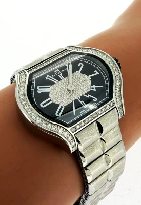 Ladies De la Cour CITY 38 x 34.5mm ( Limited Edition -Year 2024) Diamond & Stainless Steel