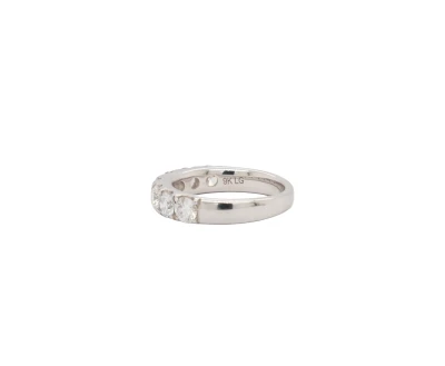 2.19ct Lab Grown Diamond & 9ct White Gold Wedding/Eternity Band 5.7g