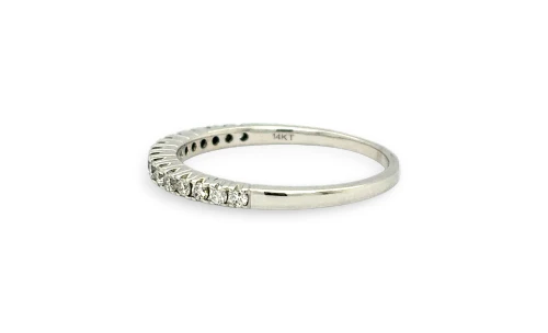 1.50ct Natural Diamond Solitaire & Wedding Band Set- 14ct White Gold 5.45g