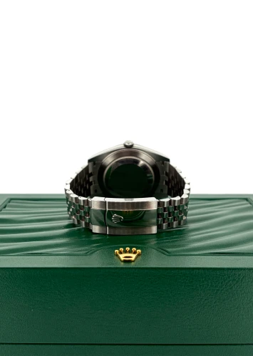 Rolex 41mm Datejust -Green Dial 18ct White Gold & Stainless Steel 2023 Box & Papers Model: 126334