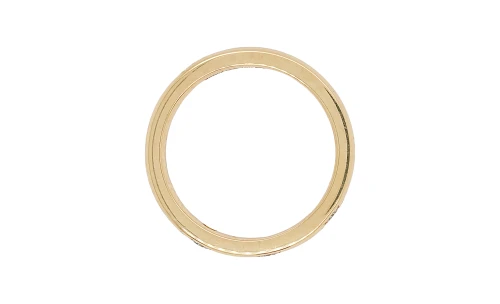 0.05ct Diamond & 18ct Gold 3mm Wedding Band 3.7g