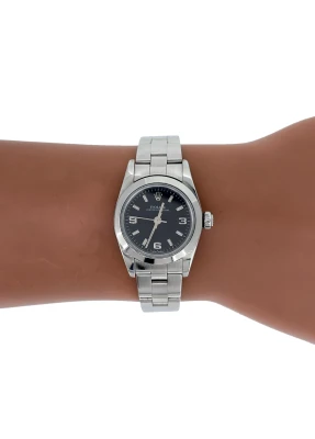 Rolex 25mm Oyster Perpetual - Stainless Steel 2007 Box & Papers Model: 76080