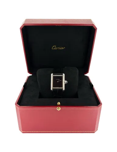 Cartier Tank De Must - Stainless Steel/Leather (UNWORN 2022 Box & Papers) Model: WSTA0072
