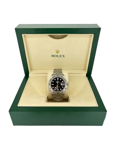 Rolex 42mm Explorer 2 (2022 Box & Papers) Stainless Steel Model:226570