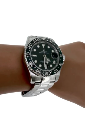 Rolex 40mm GMT Master 2 Stainless Steel 2016 Box & Papers