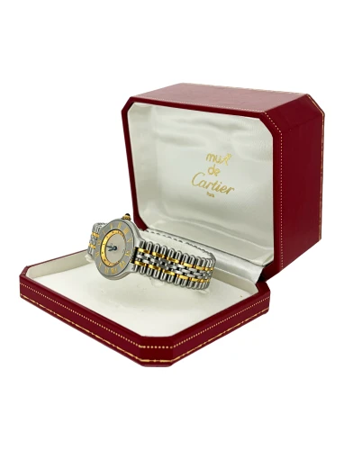 Cartier 28mm Must De Cartier 21- 18ct Gold & Stainless Steel (1996 Box & Papers) Model: 1340