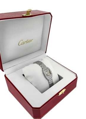 Cartier Demoiselle 20mm Stainless Steel & Pink Mother of Pearl (year 2013)