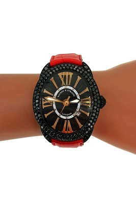 Backes & Strauss REGENT 6.00ct Black Diamond 44mm x 51mm Model: RE4452MAD2R