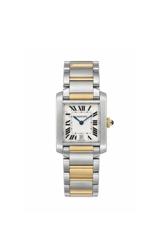 Cartier Tank Francaise Automatic- 18ct Gold & Stainless Steel (2001 Box & Papers) Model: 2302