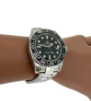 Rolex 40mm GMT Master 2 Stainless Steel 2016 Box & Papers