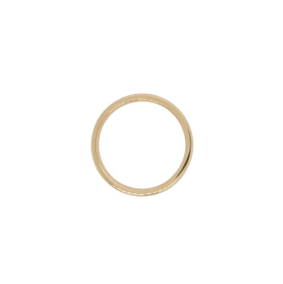18ct Yellow Gold 2.5mm Slight Court Wedding Band 3.0g