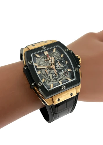 Hublot 45mm  " Spirit of Big Bang- 18ct Gold/Ceramic 2019 Box & Papers Model:601.OM.0183.LR