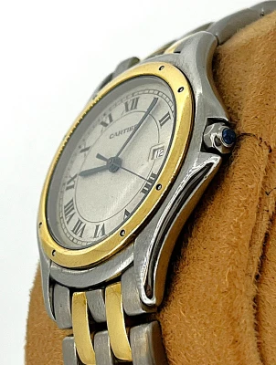 Cartier 24mm Panthere 18ct Gold/Stainless Steel Circa 1990 Model 19814