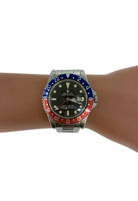 Rolex GMT Pepsi Stainless Steel VINTAGE (Year 1964) Model 3675