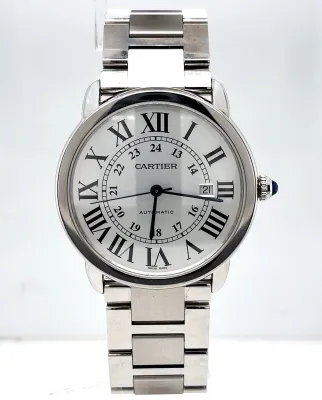 Cartier 42mm Ronde Solo ( Large)  - Stainless Steel ( Year 2021) Model : Model 3517