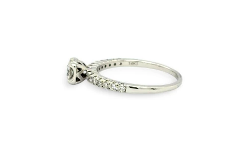 1.50ct Natural Diamond Solitaire & Wedding Band Set- 14ct White Gold 5.45g