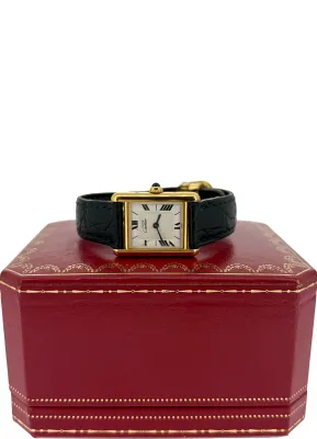 Cartier Santos 100m- Midi - 18ct Gold & Stainless Steel DIAMOND 2008 Box & Papers