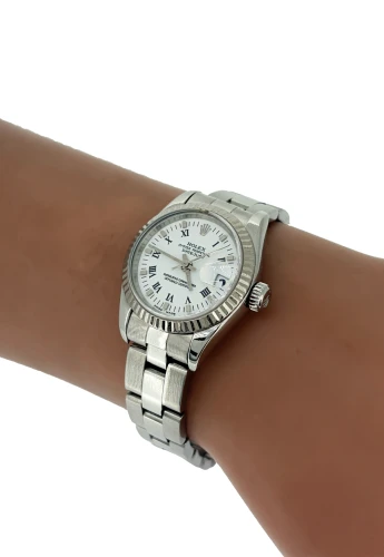 Rolex 26mm Datejust -18ct White Gold & Stainless Steel (1996 Box & Papers) Model:69174