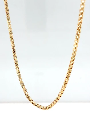 9ct Gold 2.5mm Fancy Spiga Chain 22inch