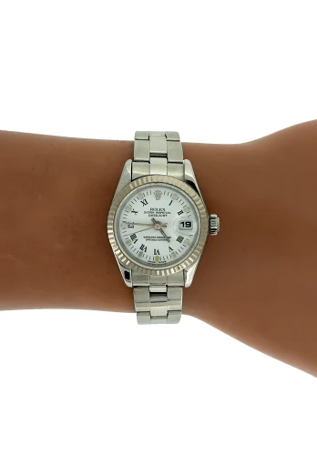 Rolex 26mm Datejust -18ct White Gold & Stainless Steel (1996 Box & Papers) Model:69174