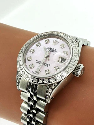 Rolex 26mm Datejust - Mother of Pearl & Diamond/Stainless Steel ( Year 1978) Model :69173