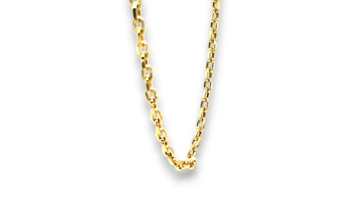 Solid 9ct Gold 4.3mm Diamond Cut Belcher -22 Inch 15.g