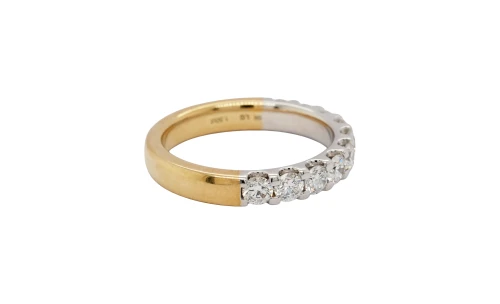 1.50ct Lab Grown Diamond & 9ct Gold Eternity/Wedding Band 4.92g