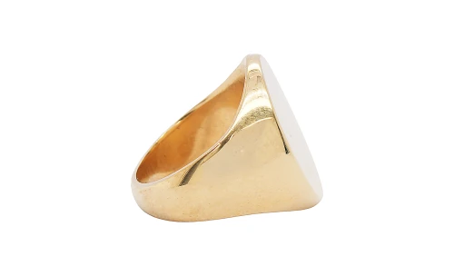 9ct Gold Signet Ring (19mm) 12.99g