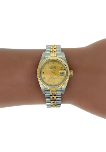 Rolex 26mm Datejust 18ct Gold & Stainless Steel (1993 Box & Papers) Model 69173