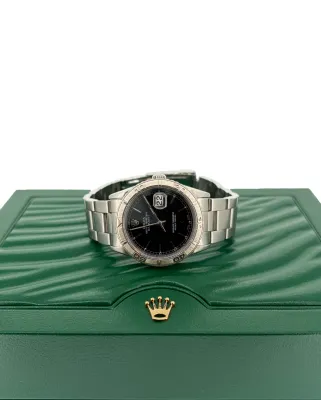 Rolex 36mm Datejust Stainless Steel Turn-O-Graph Bezel 1997 Box/Papers