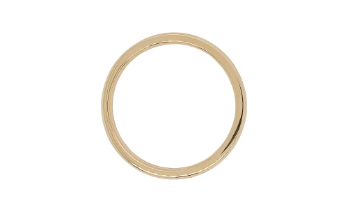 18ct Yellow Gold 2.5mm Slight Court Wedding Band 3.0g