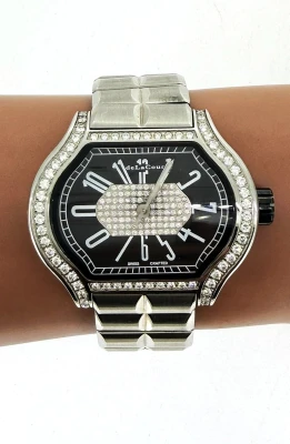 Ladies De la Cour CITY 38 x 34.5mm ( Limited Edition -Year 2024) Diamond & Stainless Steel