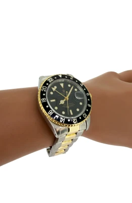 Rolex 40mm GMT Master 2 (Year 1991) 18ct Gold & Stainless Steel