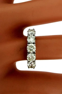 1.55ct Diamond & Platinum Eternity/Wedding Ring 4.8g