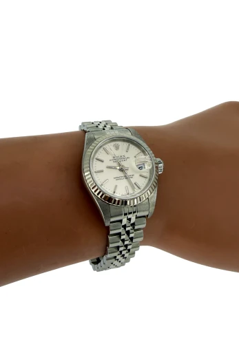 Rolex 26mm Datejust -18ct White Gold & Stainless Steel (2003 Box & Papers) Model:79174