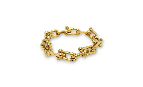 Solid 9ct Gold 11.00mm Fancy Link Bracelet-7.5Inch 12.97g