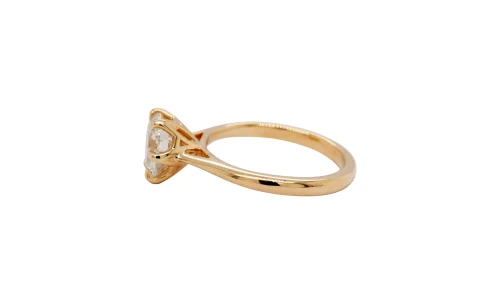 2.01ct Lab Grown Diamond & 9ct Gold Solitaire Ring 3.4g