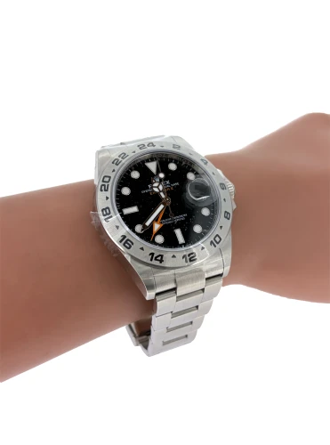 Rolex 42mm Explorer 2 (2022 Box & Papers) Stainless Steel Model:226570