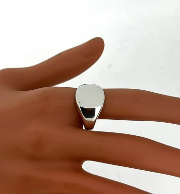 Sterling Silver Signet Ring 9.3g