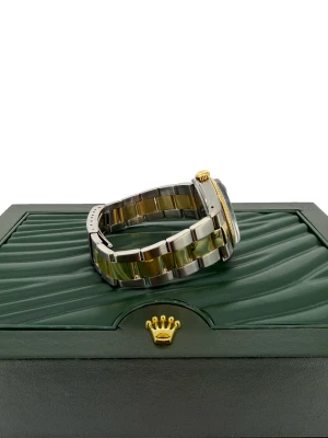 Rolex 34mm Oyster Date 18ct Gold/Stainless Steel Year 1969 AM Diamond Dial