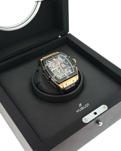 Hublot 45mm  " Spirit of Big Bang- 18ct Gold/Ceramic 2019 Box & Papers Model:601.OM.0183.LR