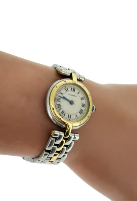 Cartier 24mm Panthere 18ct Gold/Stainless Steel Circa 1990 Model 19814
