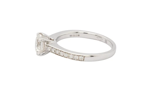 1.30ct Diamond ( GIA) & 18ct White Gold Solitaire Ring 3.7g