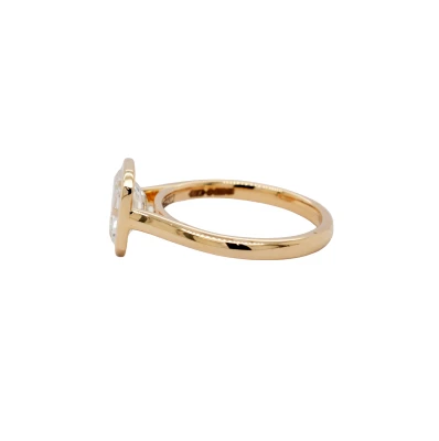 1.51ct Lab Grown Diamond & 9ct Gold Solitaire Ring 3.0g