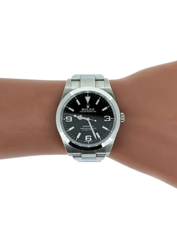 Rolex 39mm Explorer Stainless Steel 2019 Box & Papers Model: 214270