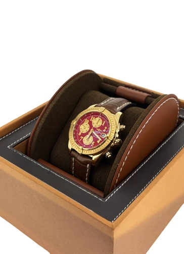 Breitling 44mm Chronomat Evolution - 18ct Gold & Alligator Leather ( Circa 2010) Model: K13356